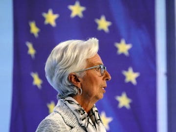 A presidente do BCE, Christine Lagarde.