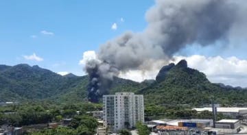 Incêndio de grandes proporções atinge os Estúdios Globo
