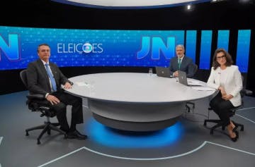 Jair Bolsonaro, candidato à reeleição pelo PL, foi sabatinado no Jornal Nacional.
