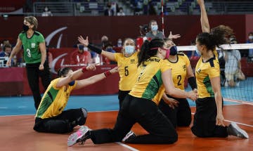Vôlei brasileiro feminino leva o bronze na Paralimpíada de Tóquio