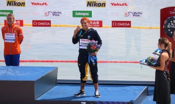 Mundial: Ana Marcela leva bronze nos 10 km, sua 2ª medalha na Hungria