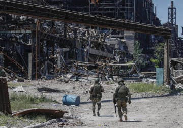 Azovstal foi palco de sangrentos combates durante o assédio a Mariupol