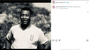 Presidente da Fifa, Infantino diz que Pelé 'é imortal'